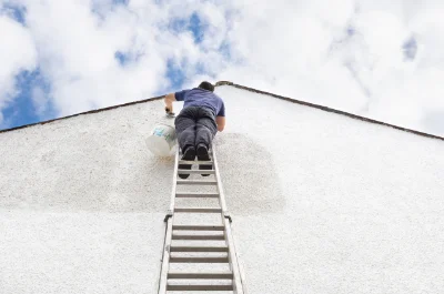 Peinture extérieure à la Chapelle-Forainvilliers — façades et ravalement